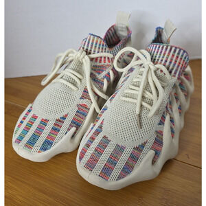 Emma New York Wave Multi Color Woven Cream Color Sneaker Size 9